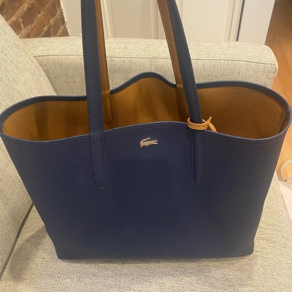 Lacoste ANNA reversible shopper bag Blue - Picture 6 of 6